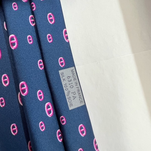 hermes Tie 7 Maillon Panda tie - Picture 2 of 4